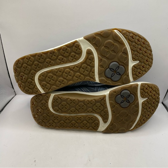 Ryka Kailee Comfort Shoe Textile Blue Fern Design Size women’s 9m arch support - Picture 6 of 7